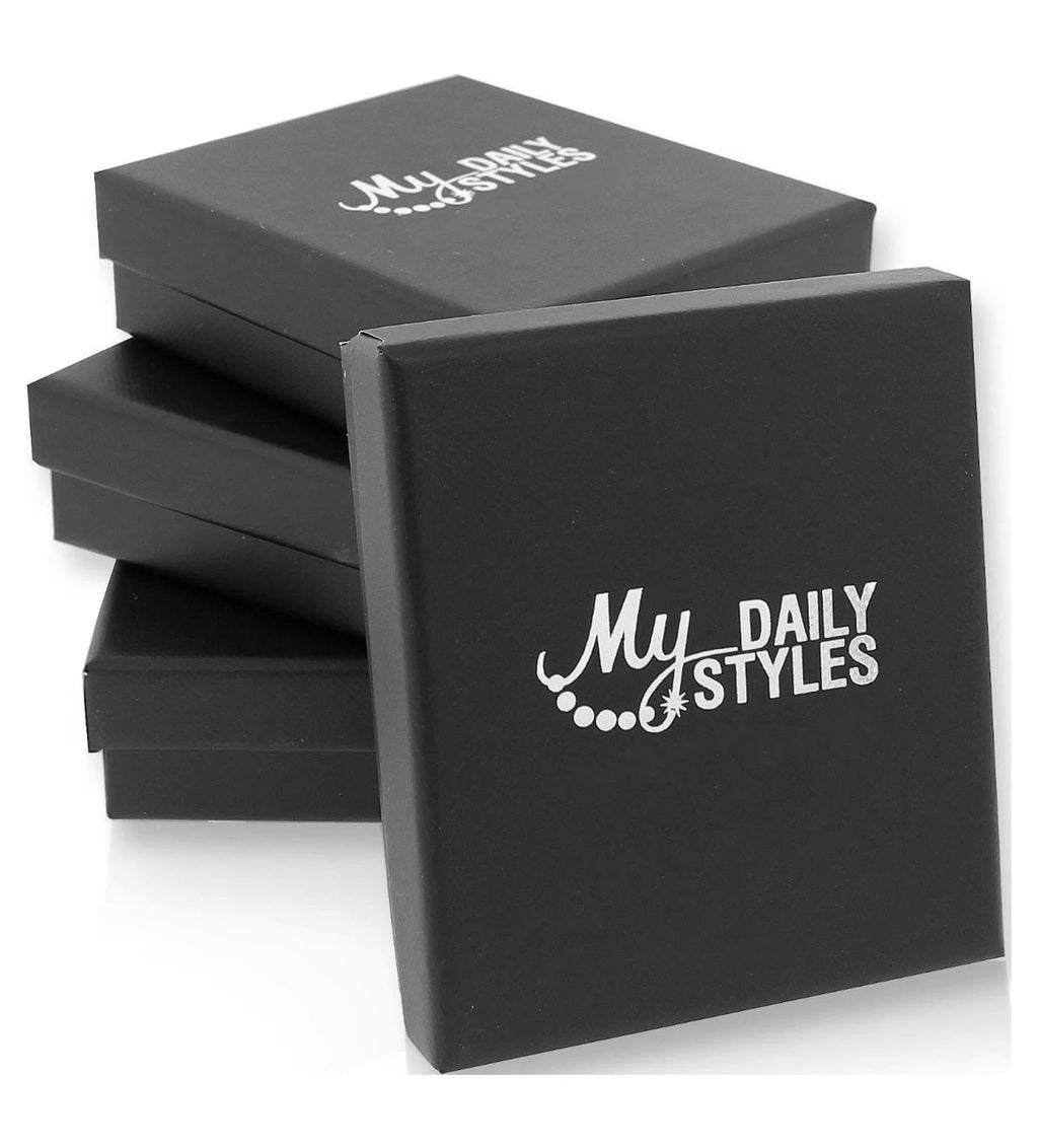 925 Sterling Silver Glass Multicolor Evil Eye Star of David Link Chain Bracelet