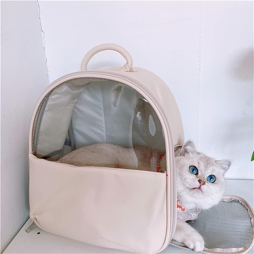 Pet Carry Bag Backpack Pet Bag Breathable Portable Cat Dog Bag One-Shoulder Outing Pet Carrier Bag Walking Outdoors Pet Supplies (Color : A)