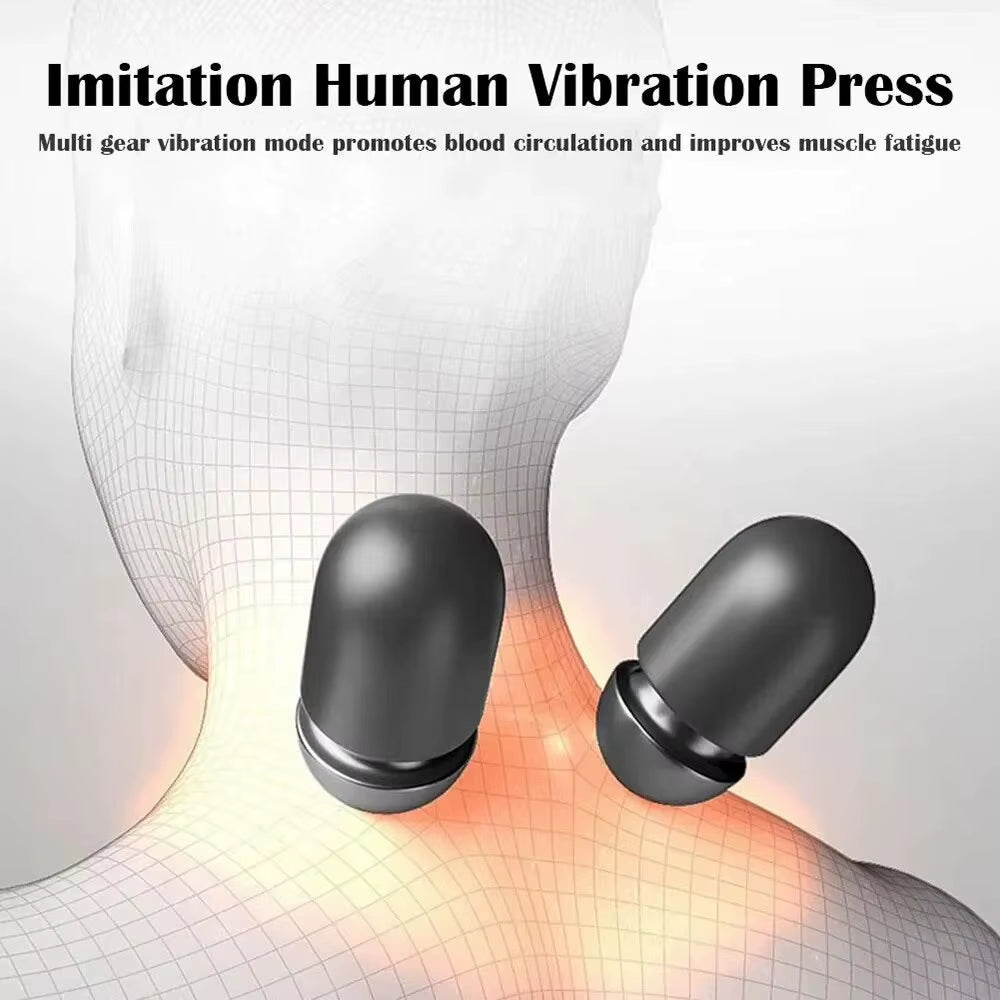 Neck Massage Pillow Electric Massage Hot Compress Vibration Massage Cervical Pillow Relaxing Sleeping Memory Foam Spine Support