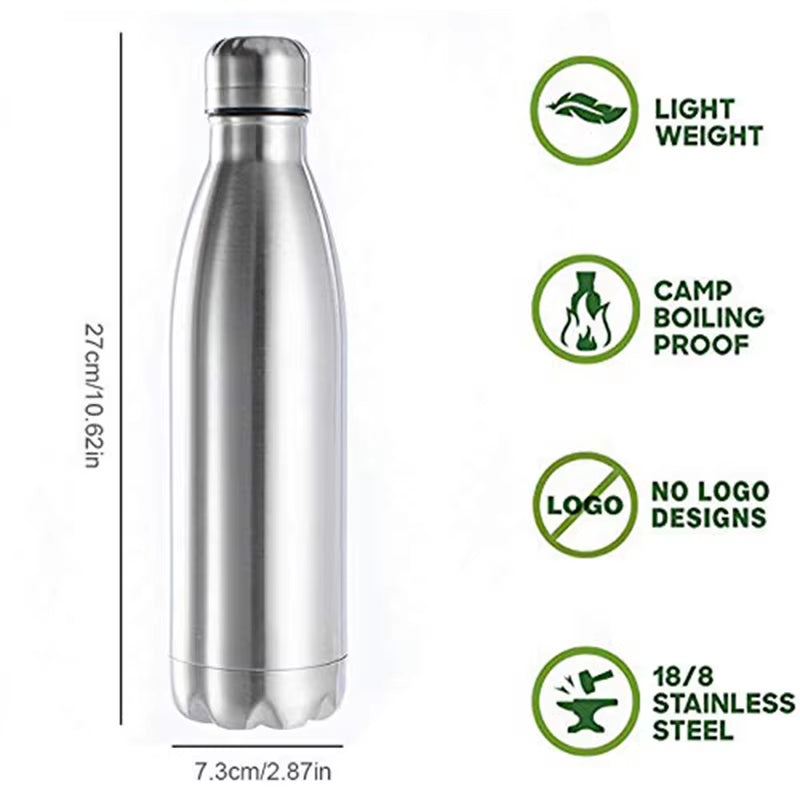 Insulated Sports Water Bottle Portable Vakuumflaska Drink Bottle Cool Water Bottle Sport Cycling Kettle Drinkware