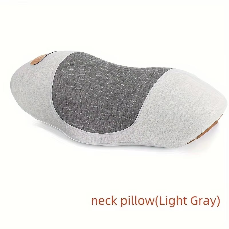 Neck Massage Pillow Electric Massage Hot Compress Vibration Massage Cervical Pillow Relaxing Sleeping Memory Foam Spine Support