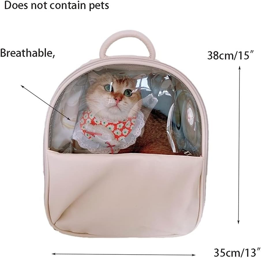Pet Carry Bag Backpack Pet Bag Breathable Portable Cat Dog Bag One-Shoulder Outing Pet Carrier Bag Walking Outdoors Pet Supplies (Color : A)