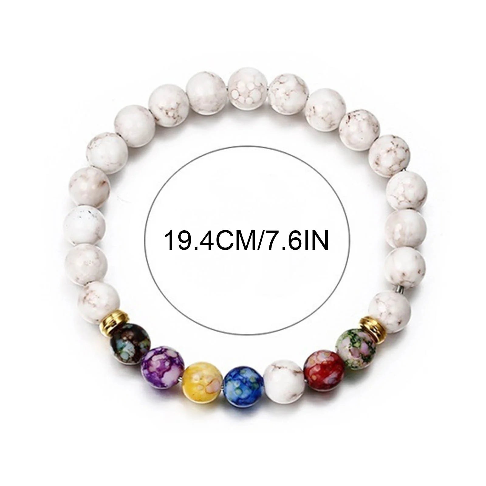 7 Chakras Crystals and Healing Stones Bracelets ,Crystal Bracelet Yoga Beaded Bracelets