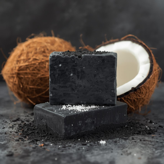 Rabiah Coconut Charcoal Soap