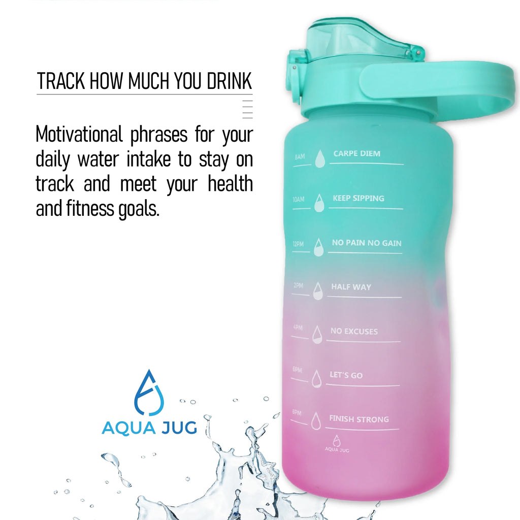 Two Tone Teal Purple Clear